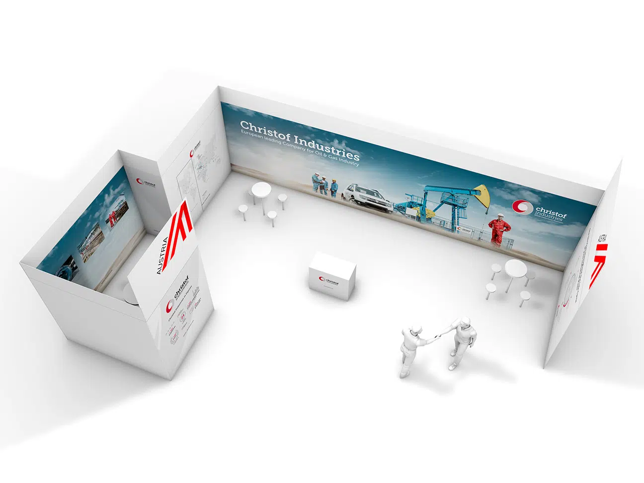 Christof Industries Messestand